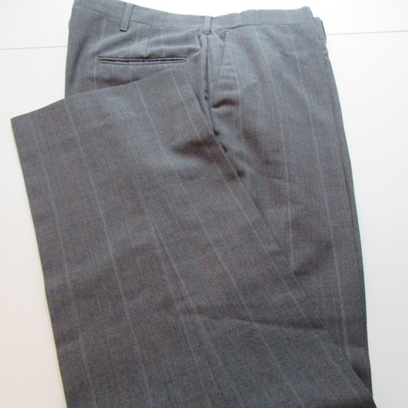 Vintage Imperial by Haggar Mens gray striped suit - Picture 11 of 15